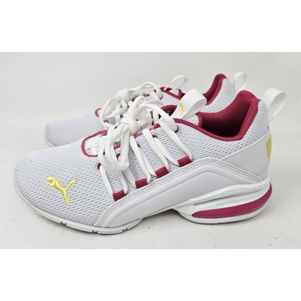 PUMA Axelion Mesh Lace Up Girl's Size 4.5C Sneakers Shoes Pink 194285-05, EUC! - Picture 5 of 12